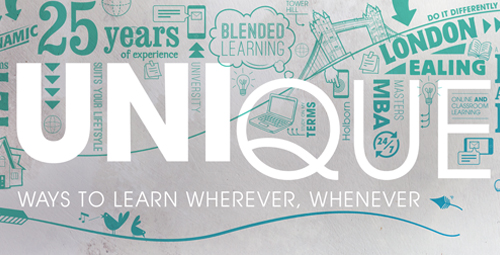 Arden University UNIque logo