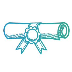 Arden University degree scroll icon