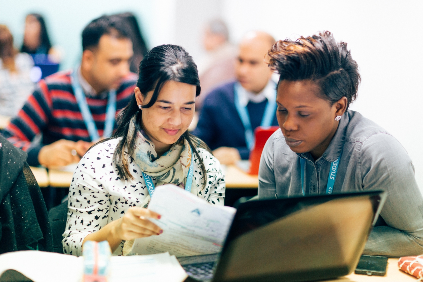 Arden University Apprenticeship students working on projects