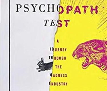 Front of book The Psychopath Test by Jon Ronson