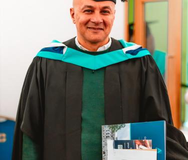 Students at graduation