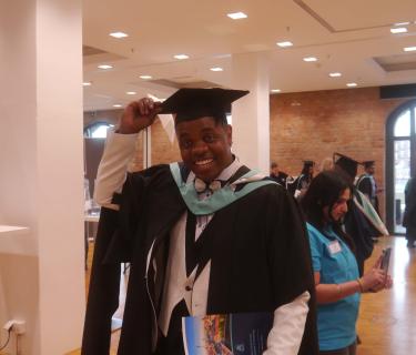 Students at graduation