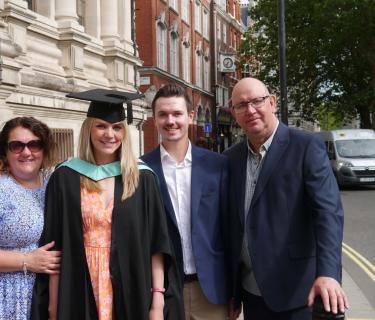 Becky and her family