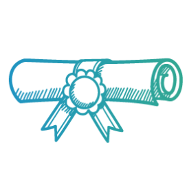 Arden University degree scroll icon