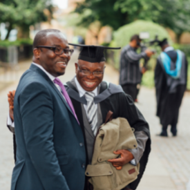 Arden University graduation student