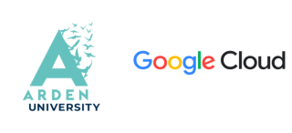 Arden University and Google Cloud logo