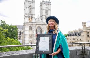 Hospitality talent champion awarded honorary doctorate from…